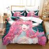 Anime Bed Sheet Set Belle Bedding Set Single Twin Full Queen King Size Bed Set Adult Kid Bedroom Duvet Cover Sets Home Textiles