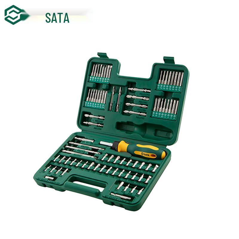 SATA 09326 80-Piece Screwdriver Bit Set 80-Piece 6.3mm