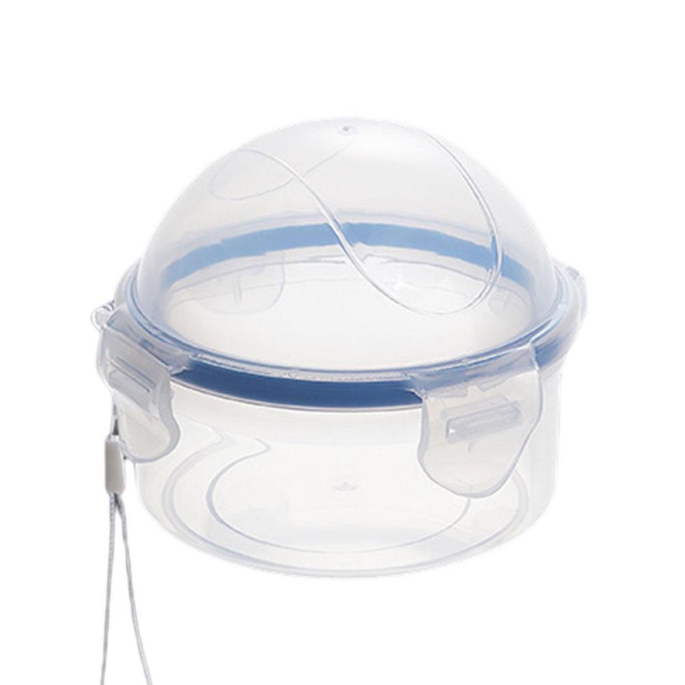 

Круглый полипропиленовый герметичный контейнер для обеда, контейнер для хранения на кухне, контейнер для хранения в холодильнике, контейнер для салата, контейнер для салата с крышкой