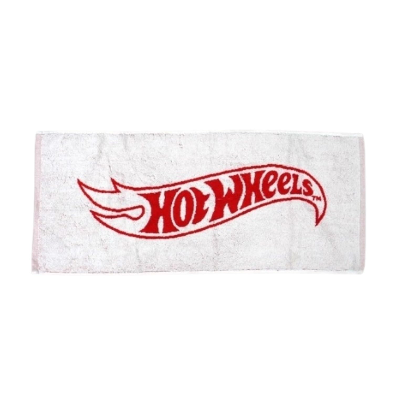 

Official Hot Wheels face thick jacquard authentic Mattel Hot Wheel cotton American American stylish and cool towel, white, 100% cotton, weave, белый