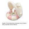 Inflatable Swimming Ring Gift for Kids PVC Swim Tube Beach Vacation Lake Blue