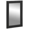 VidaXL Black Bathroom Mirror 50x70x2.5 Cm Engineered Wood and Brass, Mirror, Styling Mirror, Vanity Mirror, 4017679