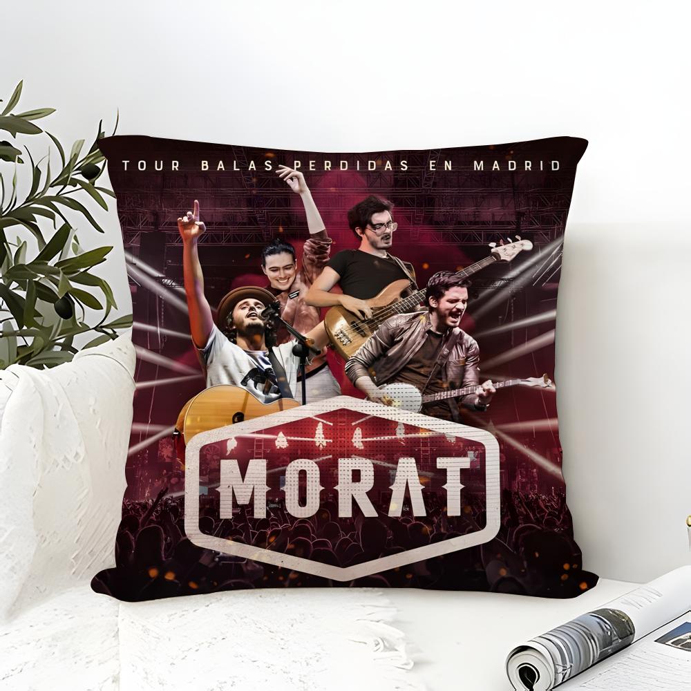 Rock Music M-Morat Band 4 Pillow Case Linen Pillow Case Sofa Home Decor Cushion Cover Cushion Cove