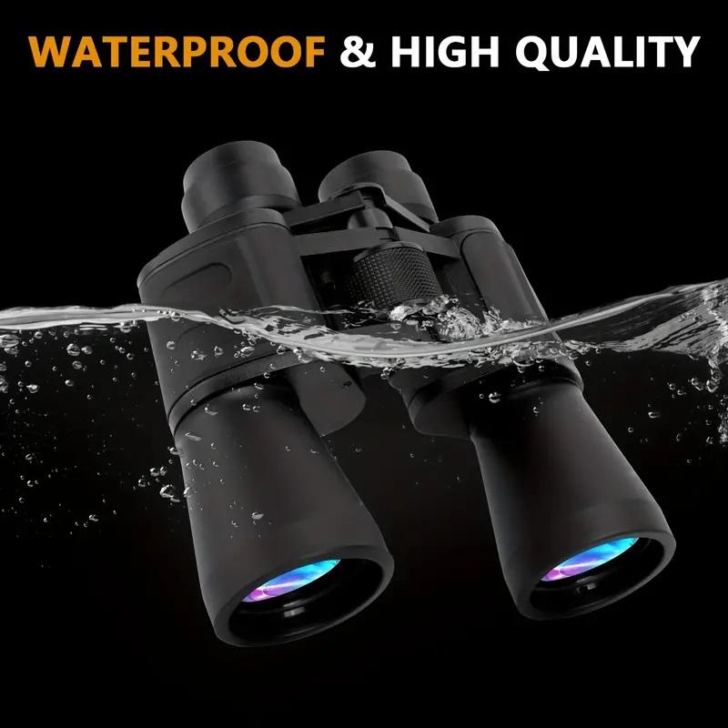 Binocolo militare 20x50 potente a lungo raggio Zoom HD BAK4-Prism Telescopio professionale ad alto ingrandimento per caccia e turismo