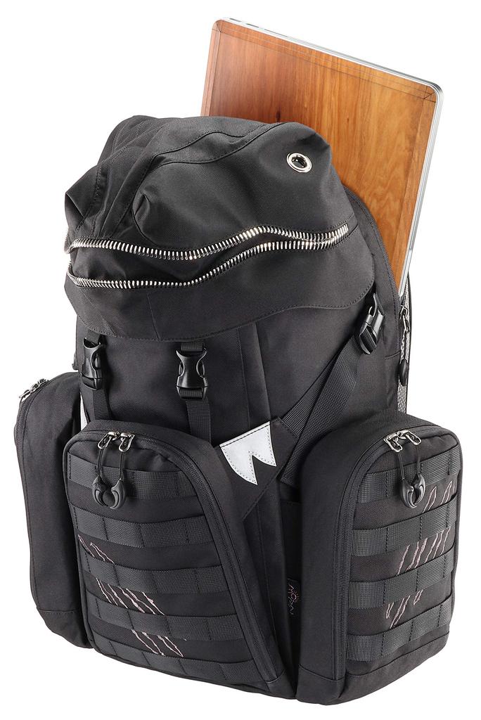Morn Creations Tyrannosaurus Backpack, Large, TR-101 (Black)