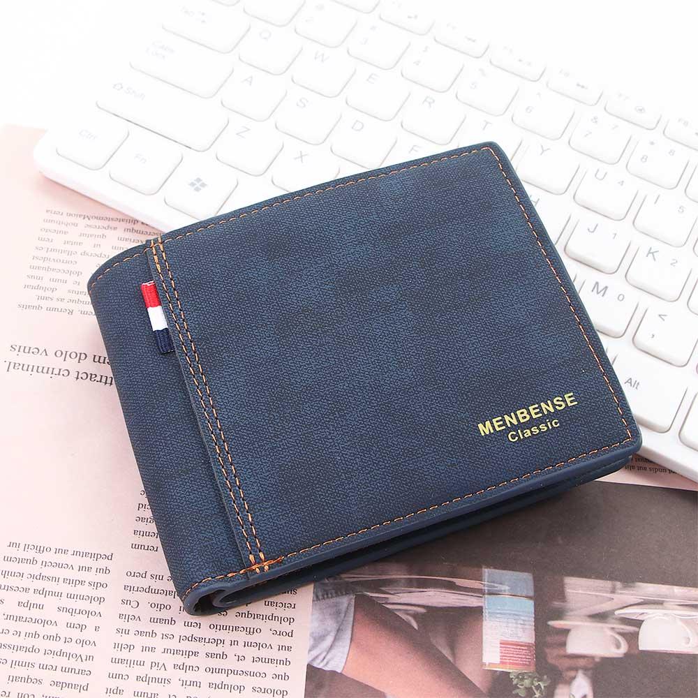 Card Clip Multi Card Pockets Money clip Male Wallet Coin Purse Short Money Bag Business Card Holder