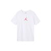 Air Jumpman Logo Printing Pullover Round Neck Short Sleeve White Men's BQ6741-101