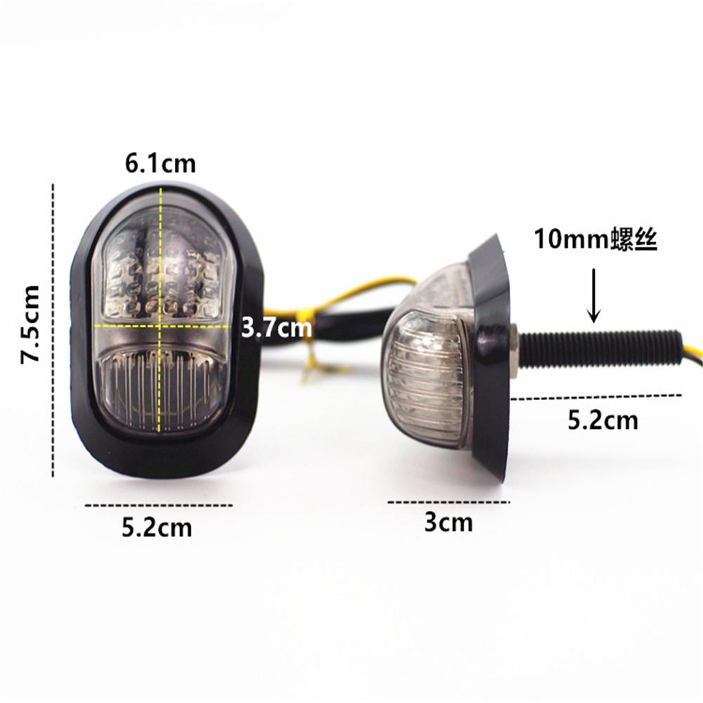 Motorcycle 12V LED Turn Signals Light Shift Lights Blinker Indicator For Honda Grom MSX125 MSX 125