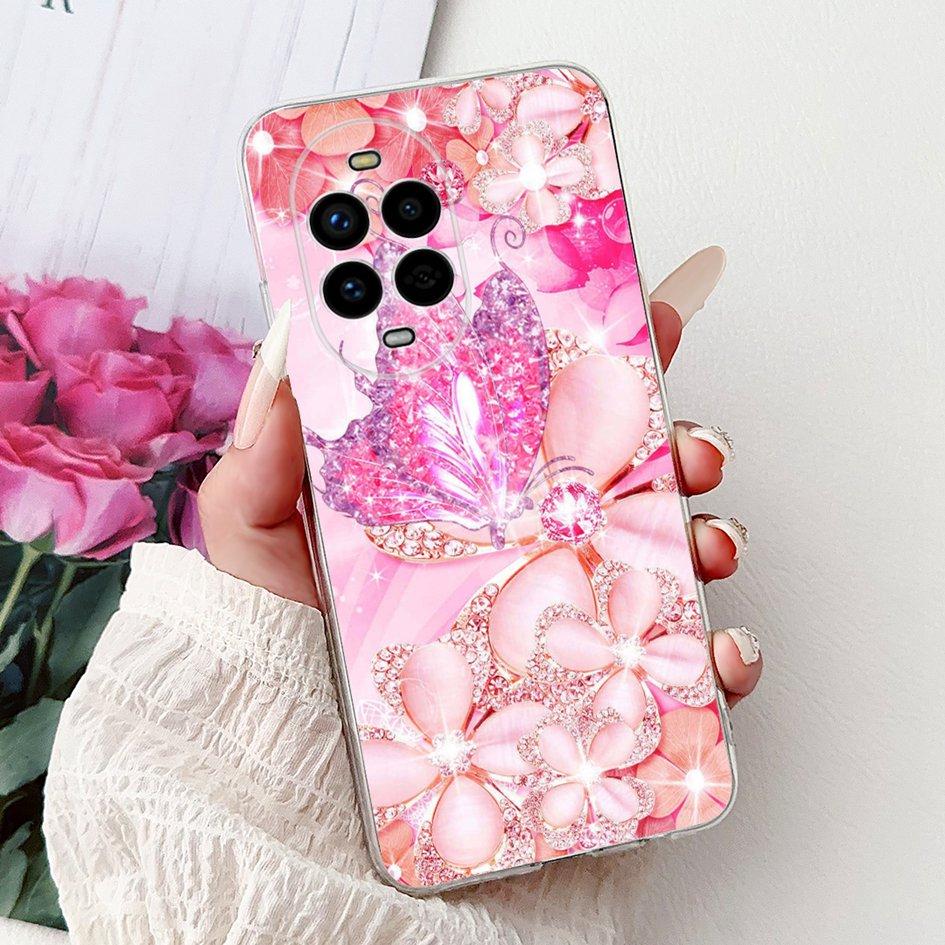 For Huawei Nova 13 Case Nova13 5G Cover BLK-AL80 Funda Popular Flower Butterfly Soft Clear Silicone Cases For Nova 13 Pro Bumper