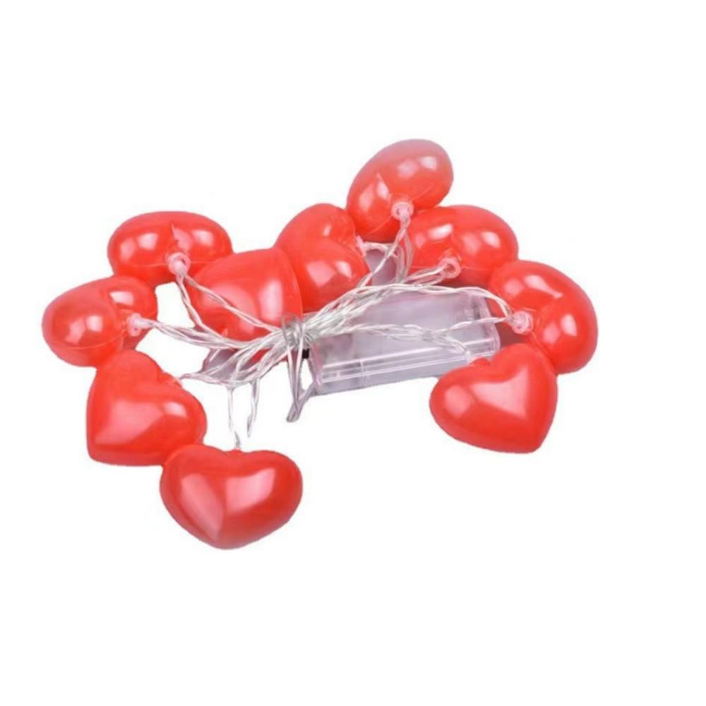 LED Heart String Lights for Qixi, Valentine's Day, Birthdays, Proposals, and Romantic Room Decor.