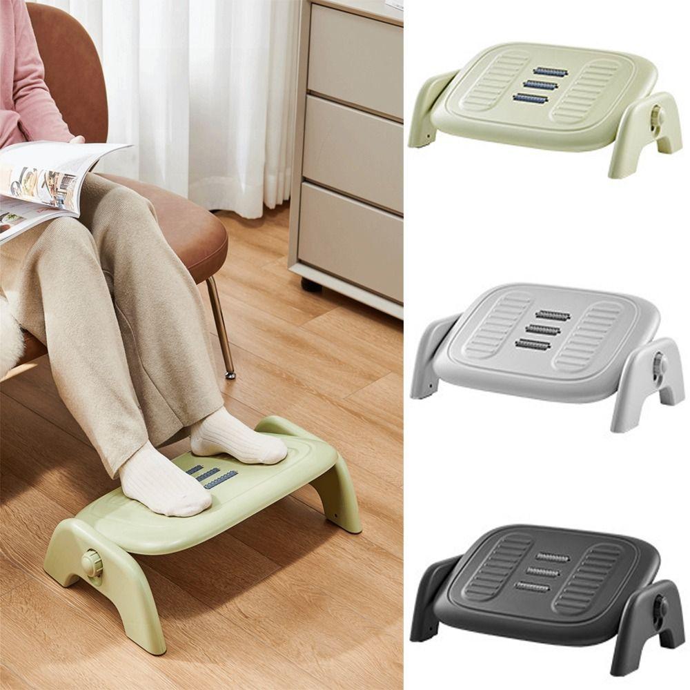 Ergonomic Rocking Footrest with Massage Rollers Detachable Rocker Balance Board Non Skid Under Desk Footrest Under Desk Use