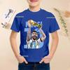 Summer Football Star Idol Cotton Messi Print Children TShirt Kid Teen Clothing Casual Fashion Sports Brand Boy Girl Tee Top