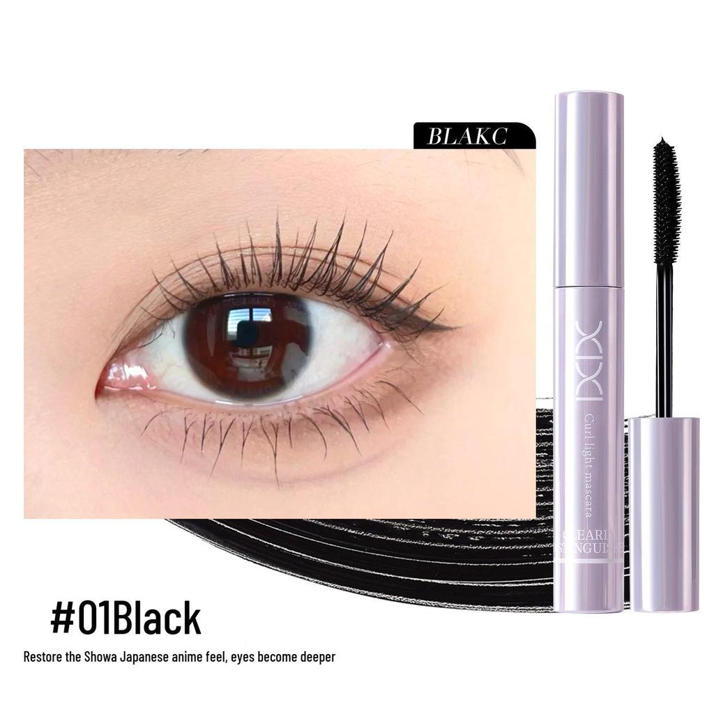 Xixi Lightweight Curling Mascara for Long, Voluminous, Separated Lashes – Waterproof, Sweatproof, Smudge-Proof.