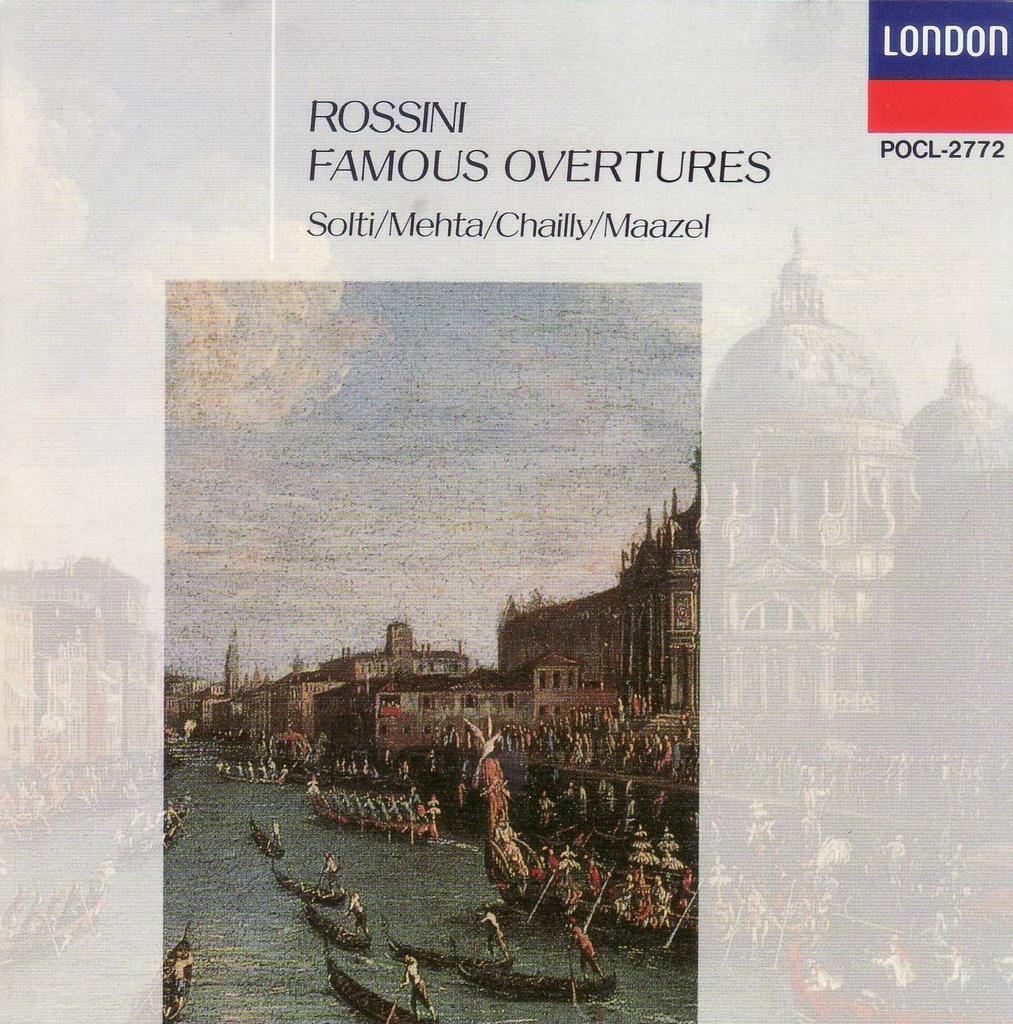 CD NATIONAL PHILHARMONIC ORCHESTRA, RO - Rossini: Ouvertüren POCL2772 Japan ObiKlassik Gebraucht