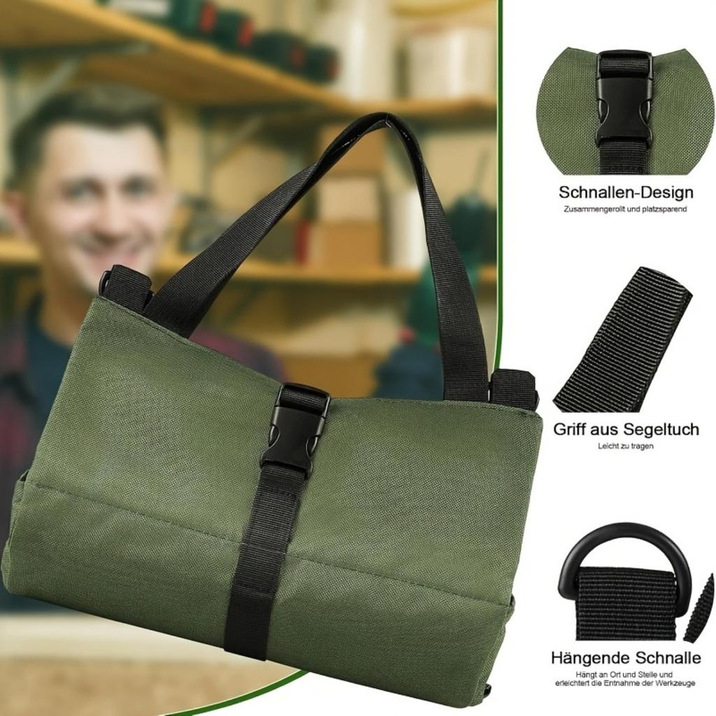 1pc Super Reel Tool Kit, Multi-Purpose Reel Tool Kit Multi-Purpose Reel Tool Bag for Mechanics, Electricians, Carpenters, and Automotive Tools
