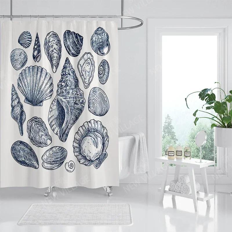 

Waterproof Fabric Shower Curtains Bathroom Curtain Accessories Bath Curtain For Shower Nordic Boho Decoration W60H190(CM)-1 Pcs