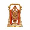 8" Tirupati Balaji Fine Painting Idol Decorative Showpiece Handcrafted Balaji Murti for Home Office and Gifting Purpose Sculpture, Golden, Pack of 1