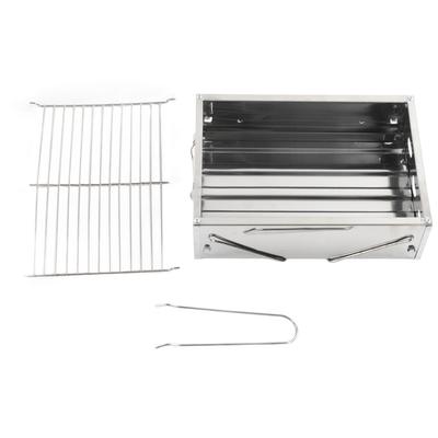 Açık Hava Barbekü Izgarası Taşınabilir Katlanabilir Kömür Paslanmaz Çelik Açık Hava Pikniği için Barbekü Izgarası
