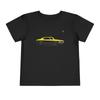 Toddler ’69 Chevelle Yellow Muscle Car T-Shirt, Vintage Retro Automotive Tee