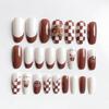 Lovely Nail Decals Removable Adhesive Manicure Art Jelly Double-sided Glue