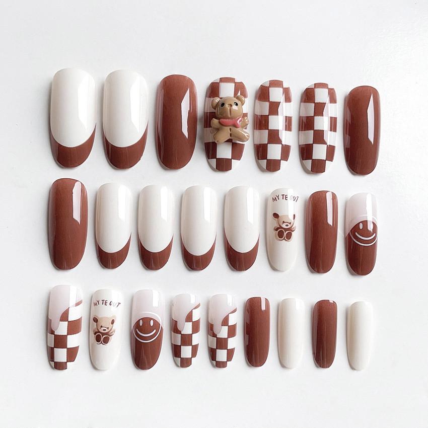 Lovely Nail Decals Removable Adhesive Manicure Art Jelly Double-sided Glue