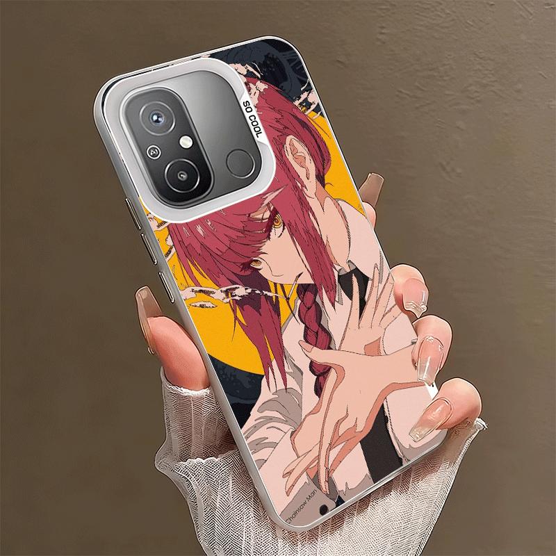 Anime Character Makima CSM Soft Phone Case for Xiaomi Redmi 15C 15 14C 13C 12C Poco X5 X6 X7 Pro X3 F8 F7 Ultra M8 13 12 Cover B