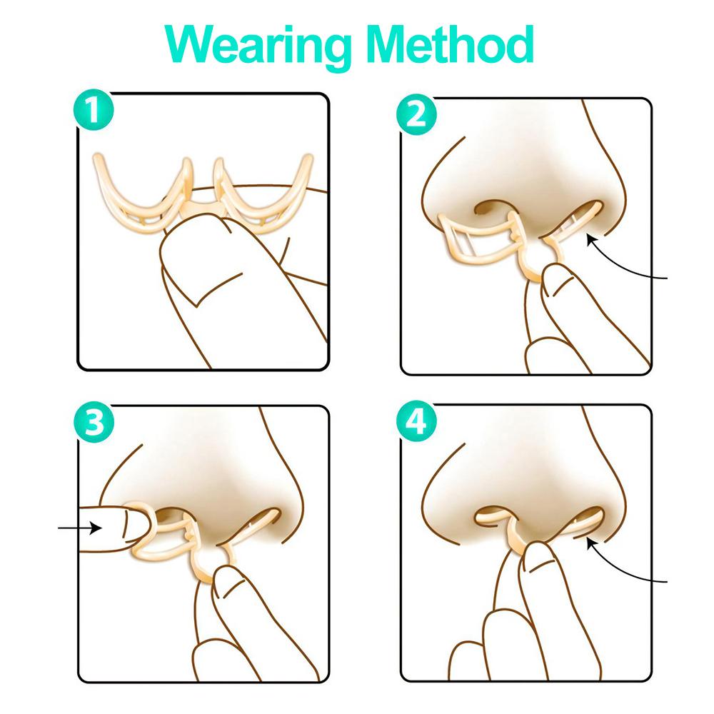 Nose Dilator Nasal Silicone Nose Clip Anti Snoring Easy Breath Preventing Snoring Help Breathe Snoring Devices Improve Sleeping