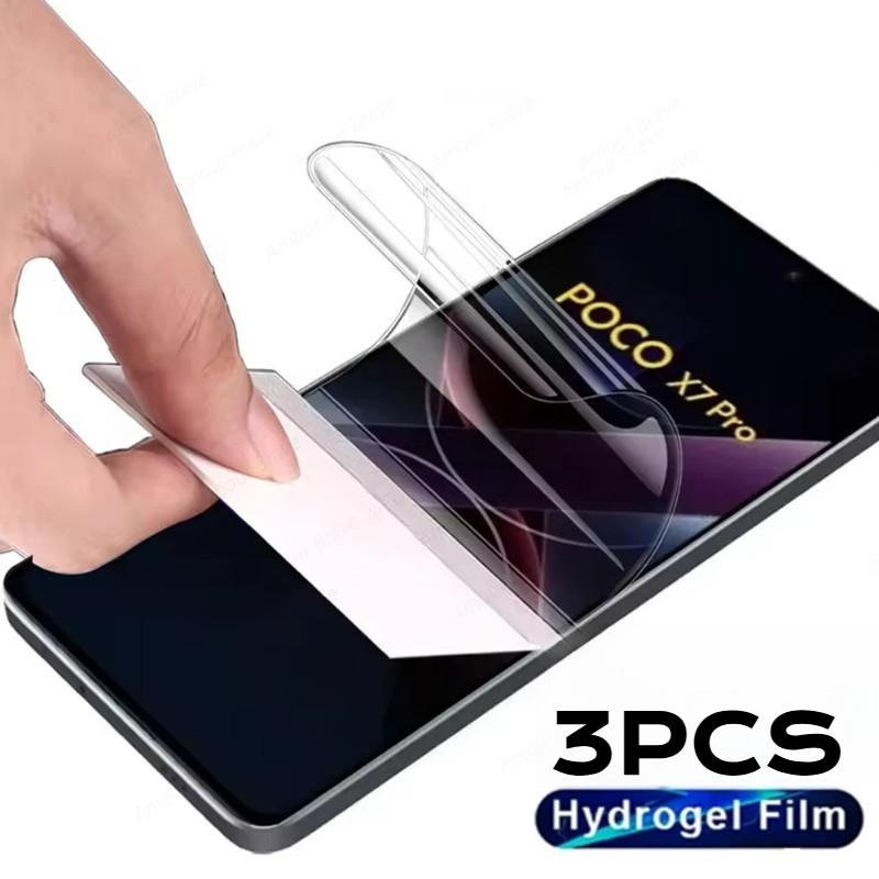 3Pcs Hydrogel Soft Film For Xiaomi PocoX8 PocoX5 Matte and Anti Spy Privacy Screen Protector For Xiaomi Poco X5 Pro Max Neo HD Anti Blue Light Film