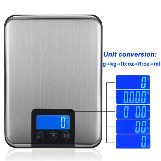 

15 кг/1 г, полезные нескользящие коврики, высокоточные портативные электронные весы для еды, почтовые весы для мини-ресторана