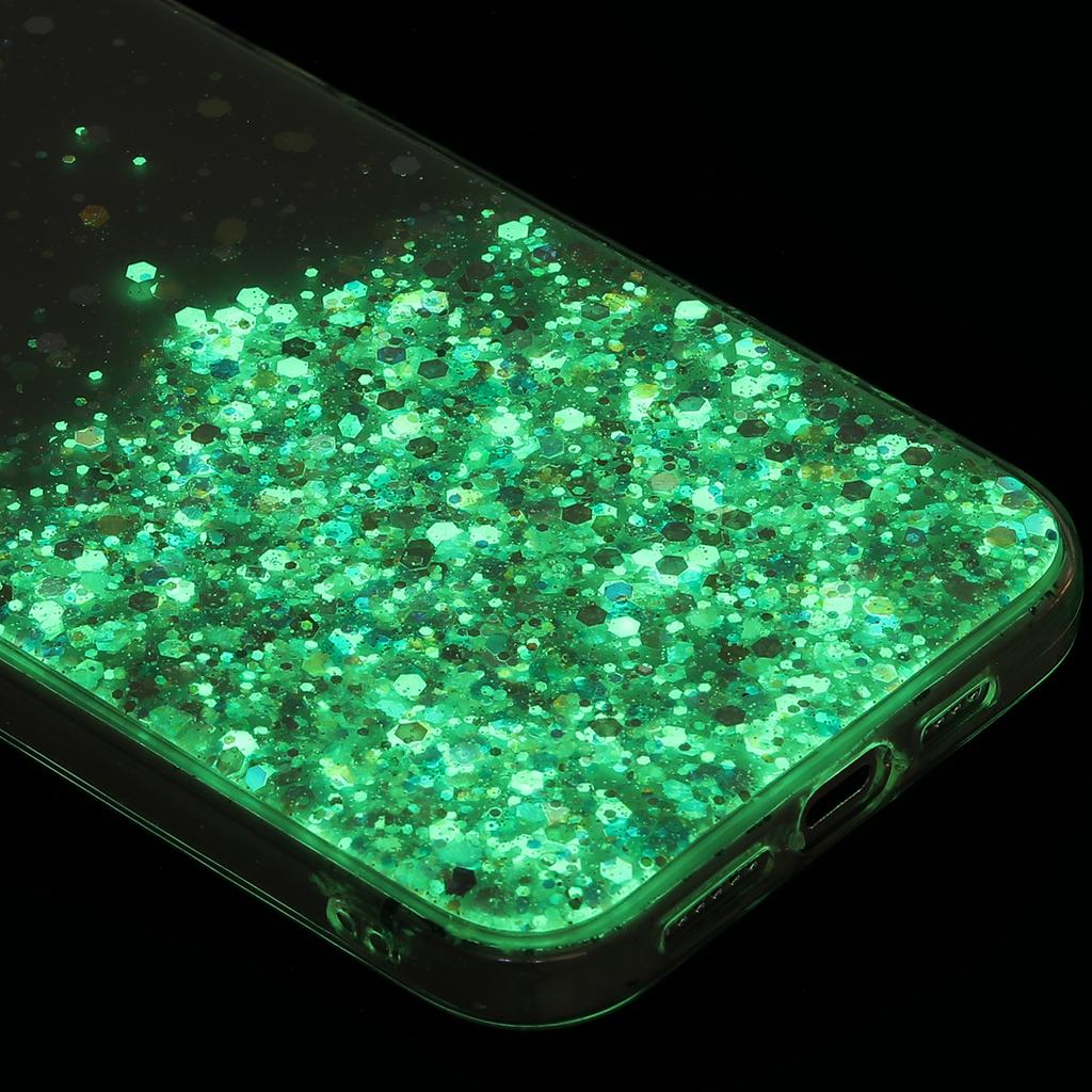 For Samsung Galaxy A35 5G Glow In The Dark Phone Case Epoxy TPU Glitter Sparkle Cover
