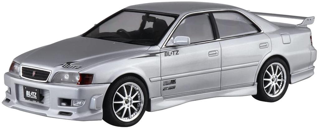 Aoshima Bunka Kyozai The Tuned Car Series 79 Toyota Blitz JZX100 Chaser Tourer 1996 Plastic Molded Color Co., Ltd. (AOSHIMA) 1/24 No. Model,