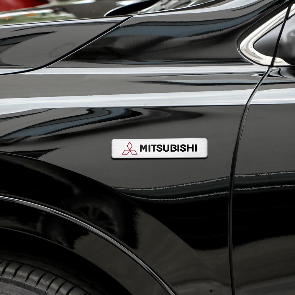 1/2ks Samolepka na znak auta Auto Samolepka Dekorativní obtisk na karoserii kufr pro MITSUBISHI Ralliart Lancer Competition Outlander EX LANCER