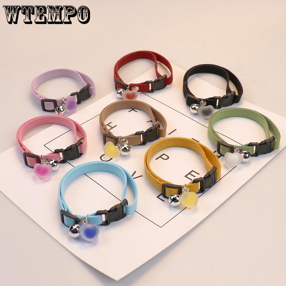 Upgrade Breakaway Cat Collar with Bells,Safety Adjustable Buckle,Lightweight,Ideal for Girl Boy Cats,Puppies