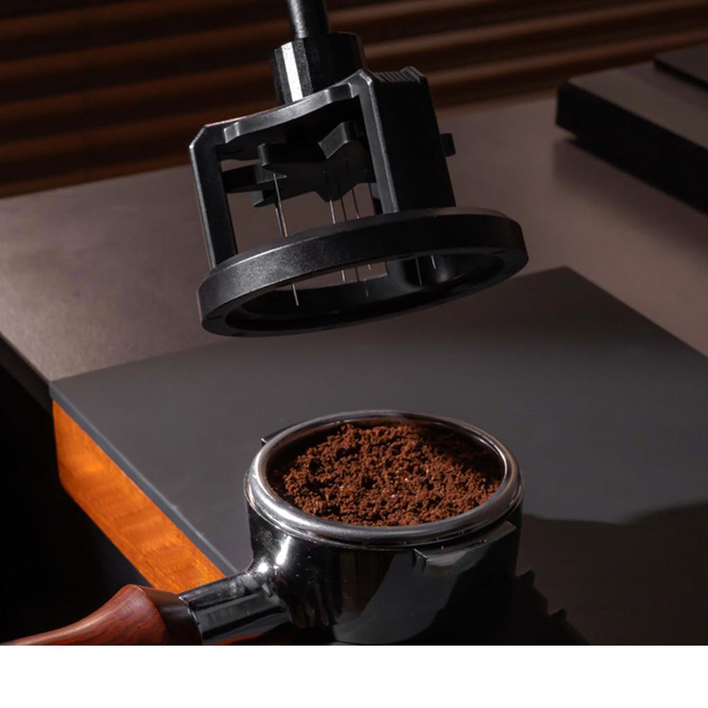 Precisions Coffee Powder Dispenser Manual Espresso Stirrer Distributor Tool With Ergonomic Handle For Even Distribution