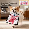 Pet Dog Chew Toys Crinkle Paper Squeaky Boredom Buster for Small Medium Breeds Like Teddy Corgi Fun Voice Toys Dog Entertainment