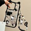 Black and White KT Cat Style iPhone 15 Pro Max Cute Cat Ear Huawei Apple 14 Pro Max Phone Case New Model