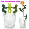 3pcs Plant Figurine Support Frame Cute Plant Stand Plastic Greenhouse Layout Fixed Rod Indoor Flower Plant Vine Climbing Bracket