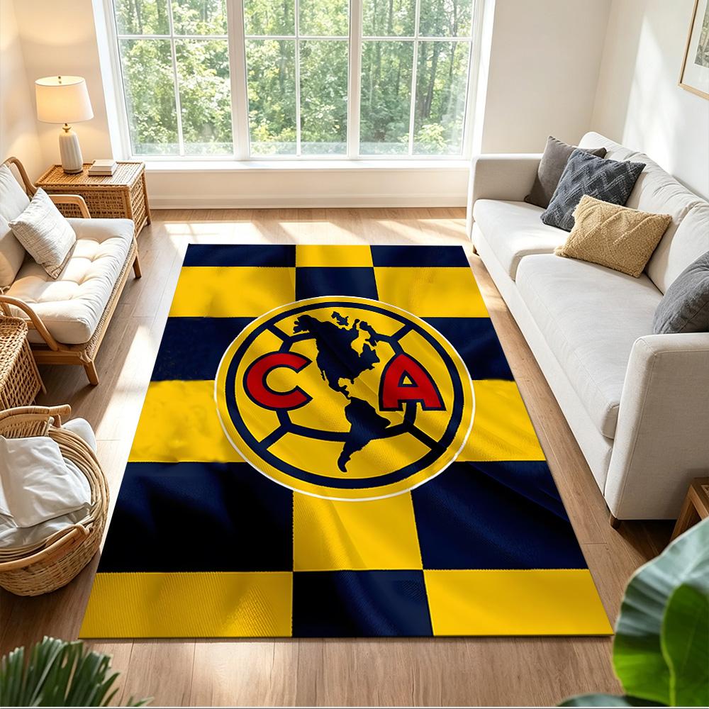 Club América Floor Rug Office Rug Design for Bedrooms Living Rooms Playrooms Decorate room Anti-slip Rug Anime Office Decor