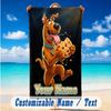 Beach Towel Custom Name Text, Quick Dry Large Towel For Beach HomeScooby-Doo