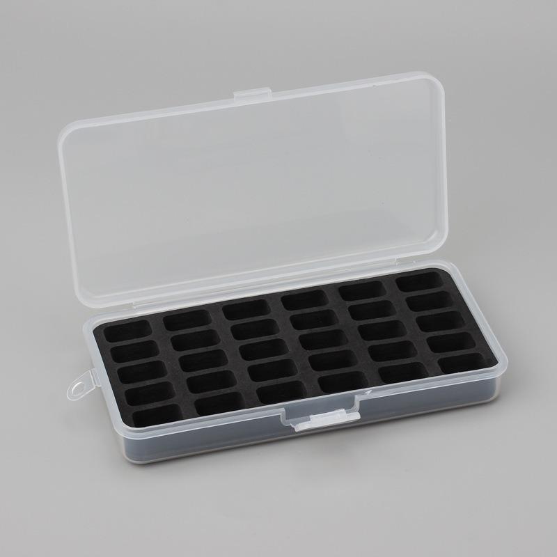 Organizator multifuncțional cu 30 de compartimente 1 bucată Organizator portabil pentru bobine cu burete