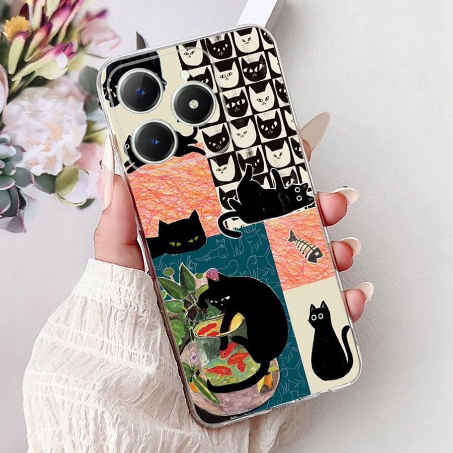 For OPPO Realme C61 C63 Case C 61 RMX3939 New design TPU Soft Silicone Shockproof Coque Funda For RealmeC63 C6 1 Phone Cover