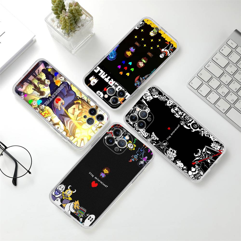 U-Undertale Phone Case For IPhone 17 16 15 Plus 14 13 Mini 12 11 Pro Max Soft Shell Cover