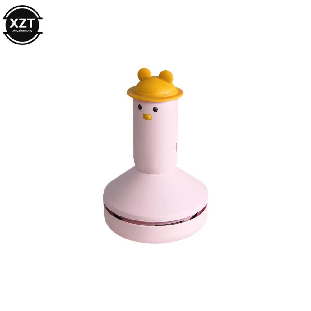 Cute Handheld Desktop Vacuum Cleaner USB Rechargeable Small Mini Cleaner Powerful Portable Automatic Cleaner Car Clean
