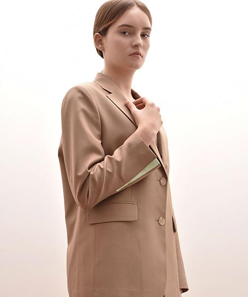 Ava Molli Casiopea Single Jacket (Beige)