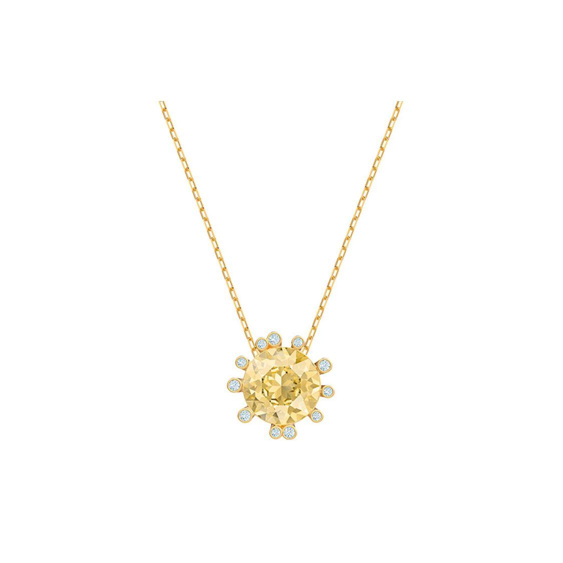 Swarovski Olive Fresh Tone Necklace Women necklace 5460988 Gold-Plated
