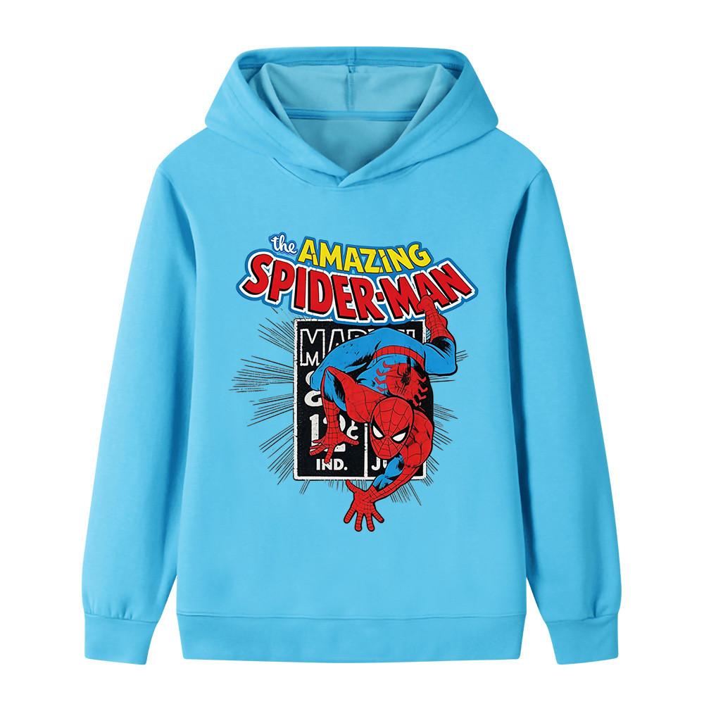 B1427 Multi-color Kids Boys Girls Printed Casual Long Sleeves Hoodie