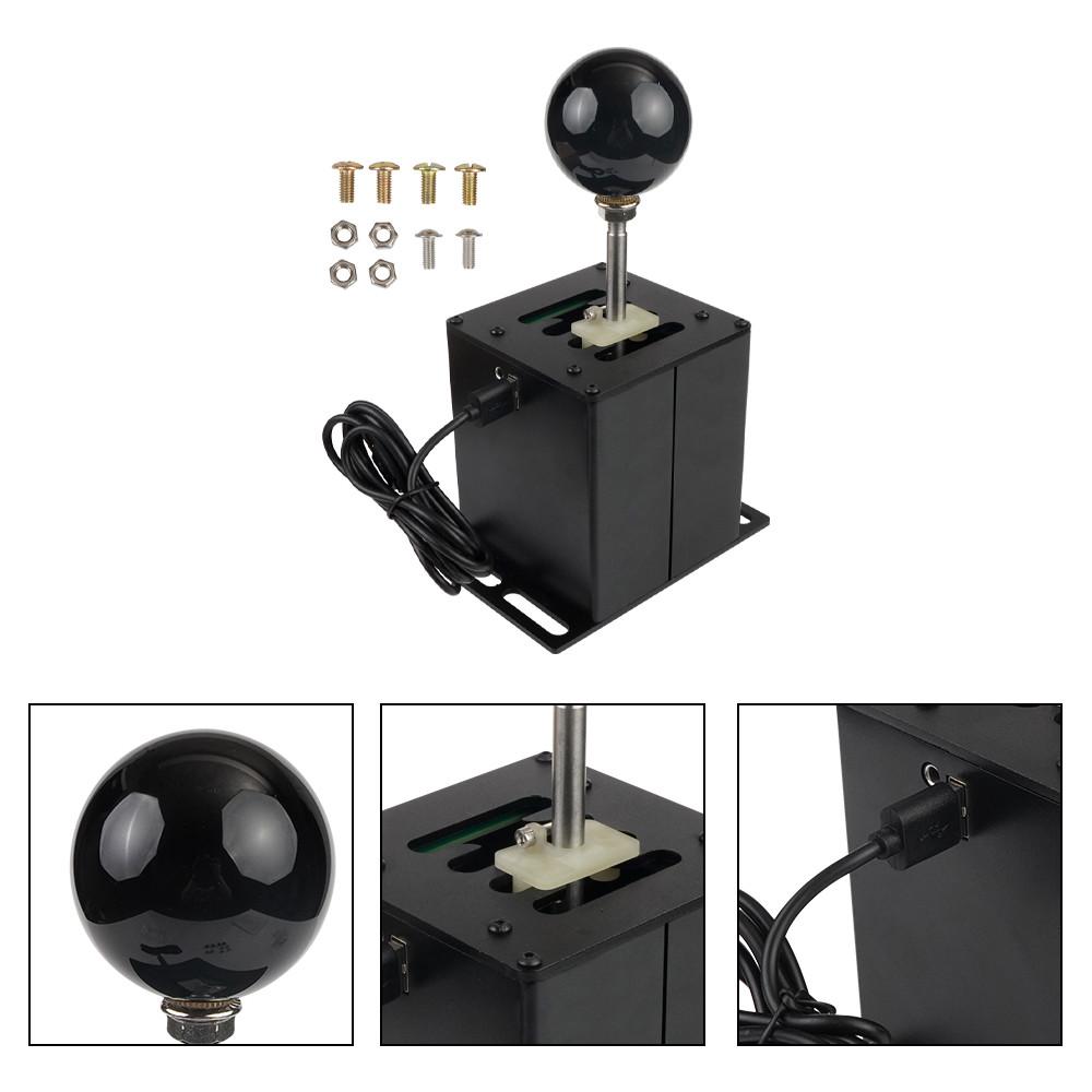 USB Simulator Shifter Hall Sensor For Logitech G29/G25/G27/G920 T300RS/GT H Gear Shifter For ETS2 WRC PC Sim Racing Games 6R/7R