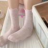 Womens Eyelet Crew Socks, Thin Comfort Breathable Dress Socks, Above Ankle Crew Socks for Womens Schoold Girl
