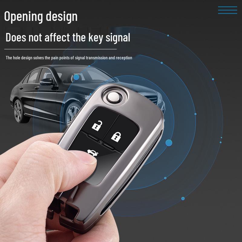 Premium Metal Key Case for Buick: Excelle, Envision, LaCrosse, Verano, GL8 Models