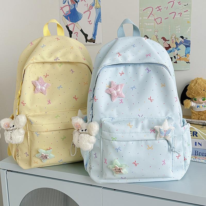 Schoolbag1011 New Japanese Small Fresh Backpack Korean Version Ins Style Schoolbag Female Cute Student Lightweight Versatile Backpack